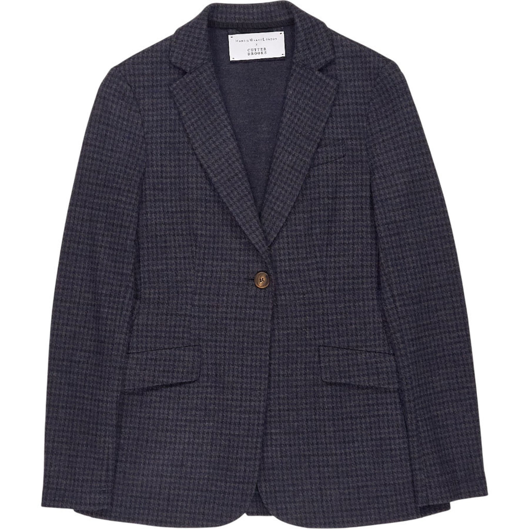 Vivere Black Double-Breasted Blazer