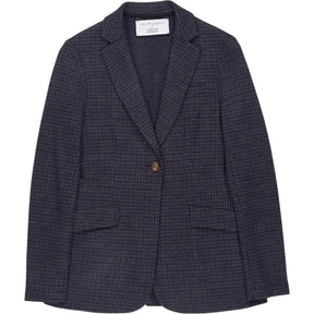 Vivere Black Double-Breasted Blazer