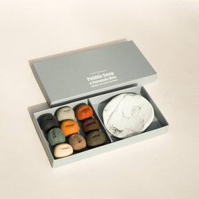 Handmade Mood Soaps with Porcelain Dish Set