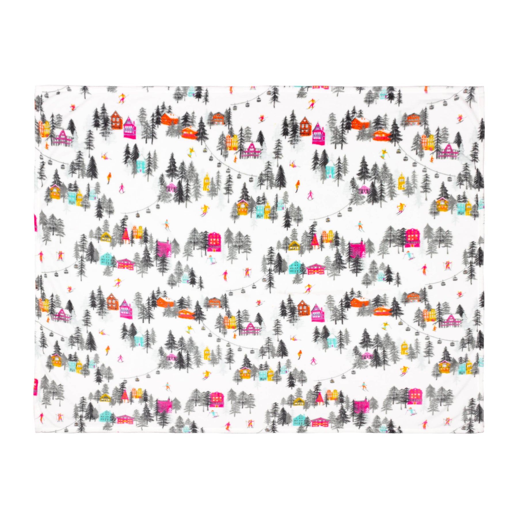 Aspen Fleece Throw Snow