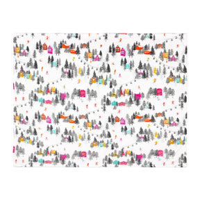 Aspen Fleece Throw Snow