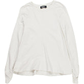 ME+EM Cream Long Sleeve Top