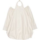 SRVC Cream Halter Off-Shoulder Top