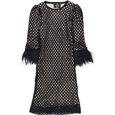 Lisa Black Fishnet Dress