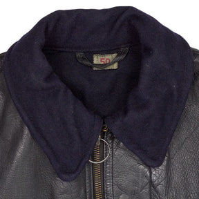 Vintage C'Arols Black Leather Biker Jacket