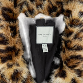 Urban Code Leopard Print Faux Fur Coat