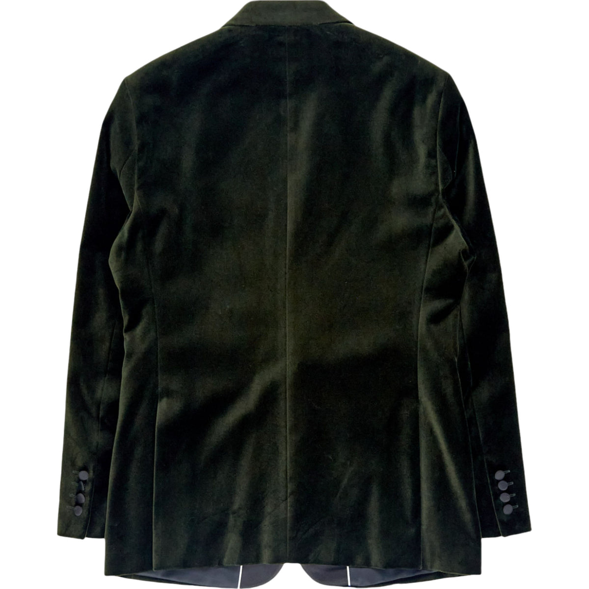 Moss Green Velvet Blazer Jacket