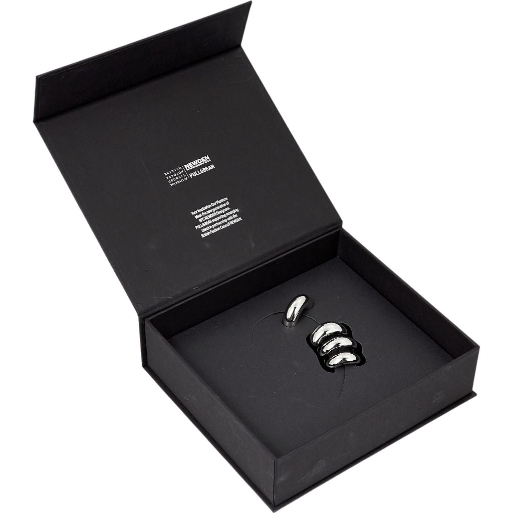 Pull & Bear Karoline Vitto Silver Tone Ear Cuff