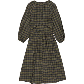 H&M Green Check Midi Dress