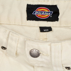 Dickies Cream Denim Shorts