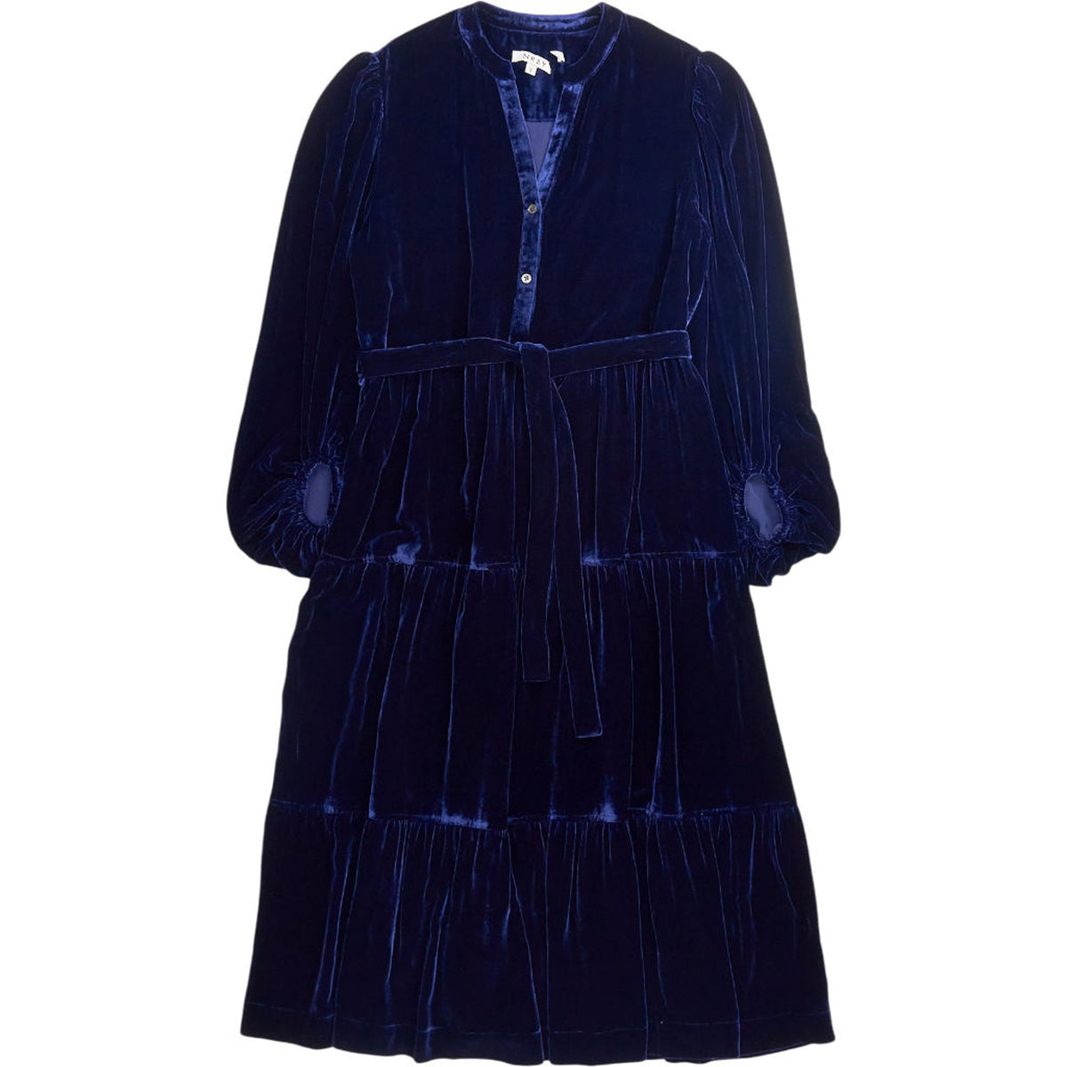 NRBY Blue Velvet Dress