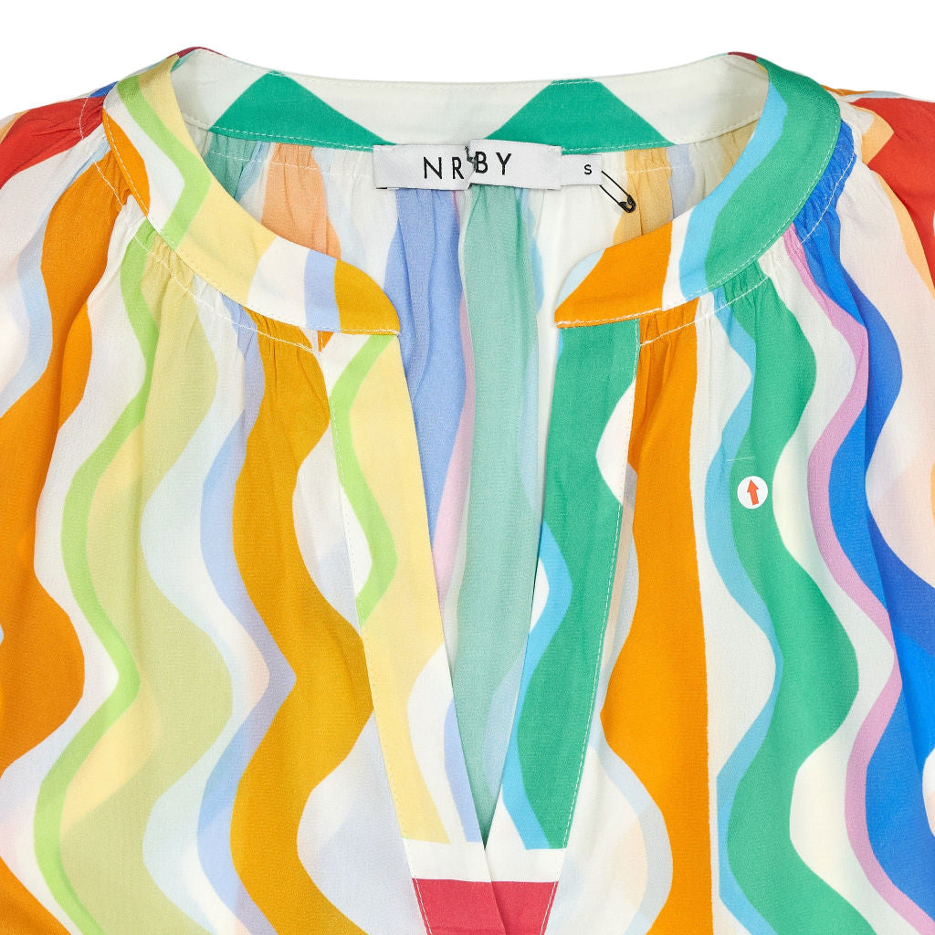 NRBY Multicolour Wave Pattern Top