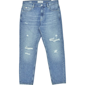 Calvin Klein Blue Dad Jean Distressed Jeans