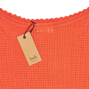 Hush Coral Sophia Open Neckline Jumper
