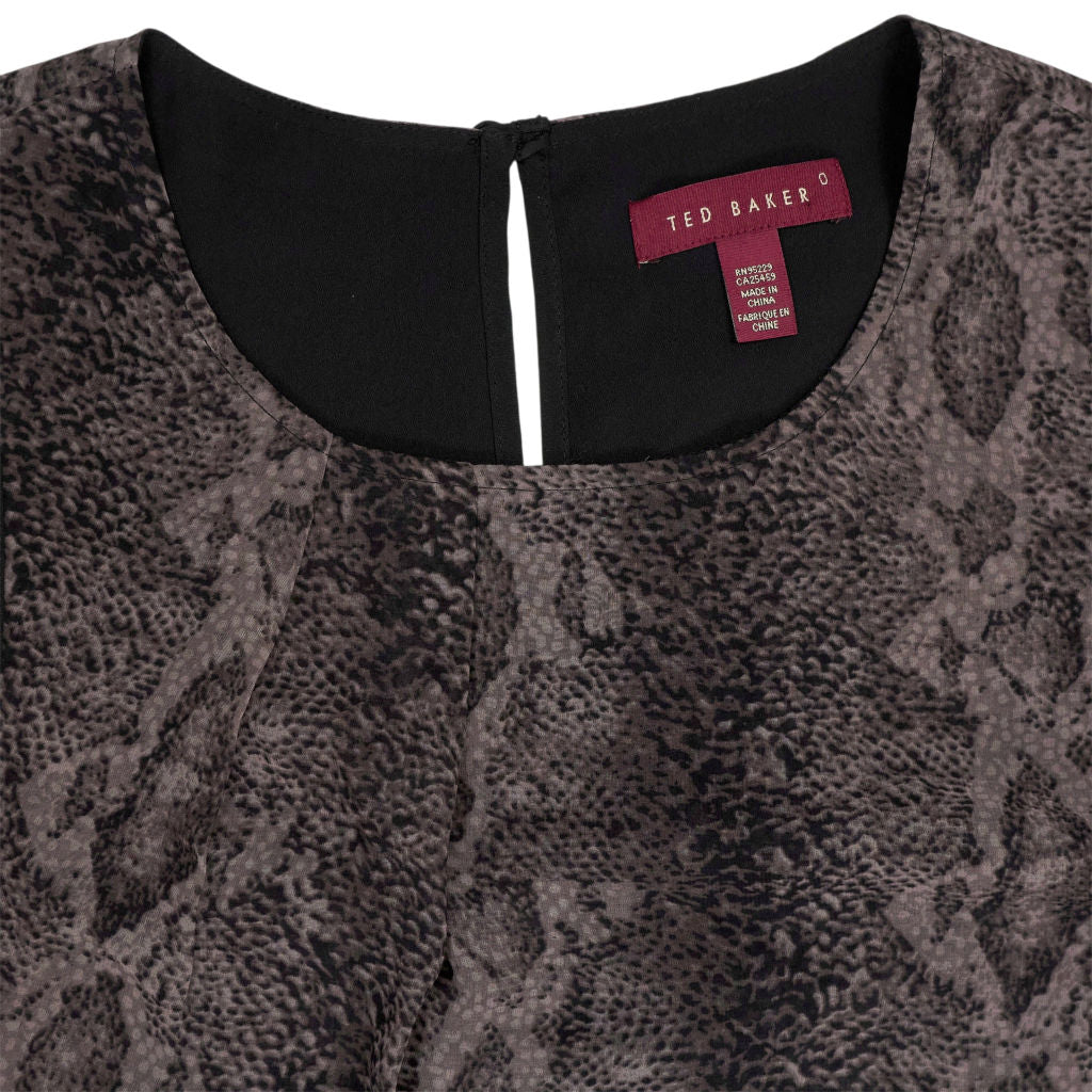 Ted Baker Snake Print Dress