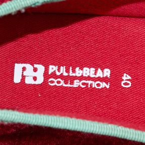 Pull & Bear Red Velvet Flats