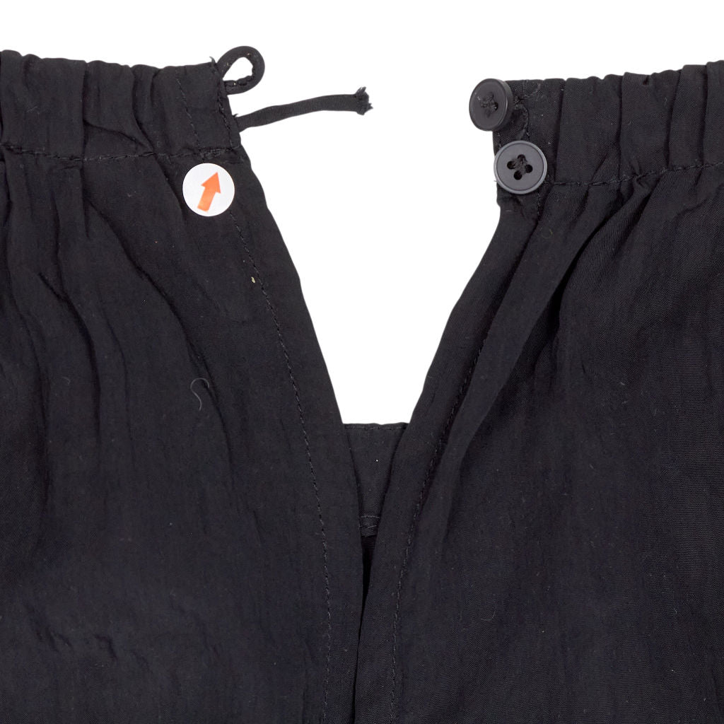 Hush Black Gathered Crew Neck Top