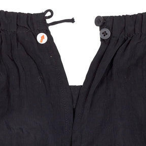 Hush Black Gathered Crew Neck Top