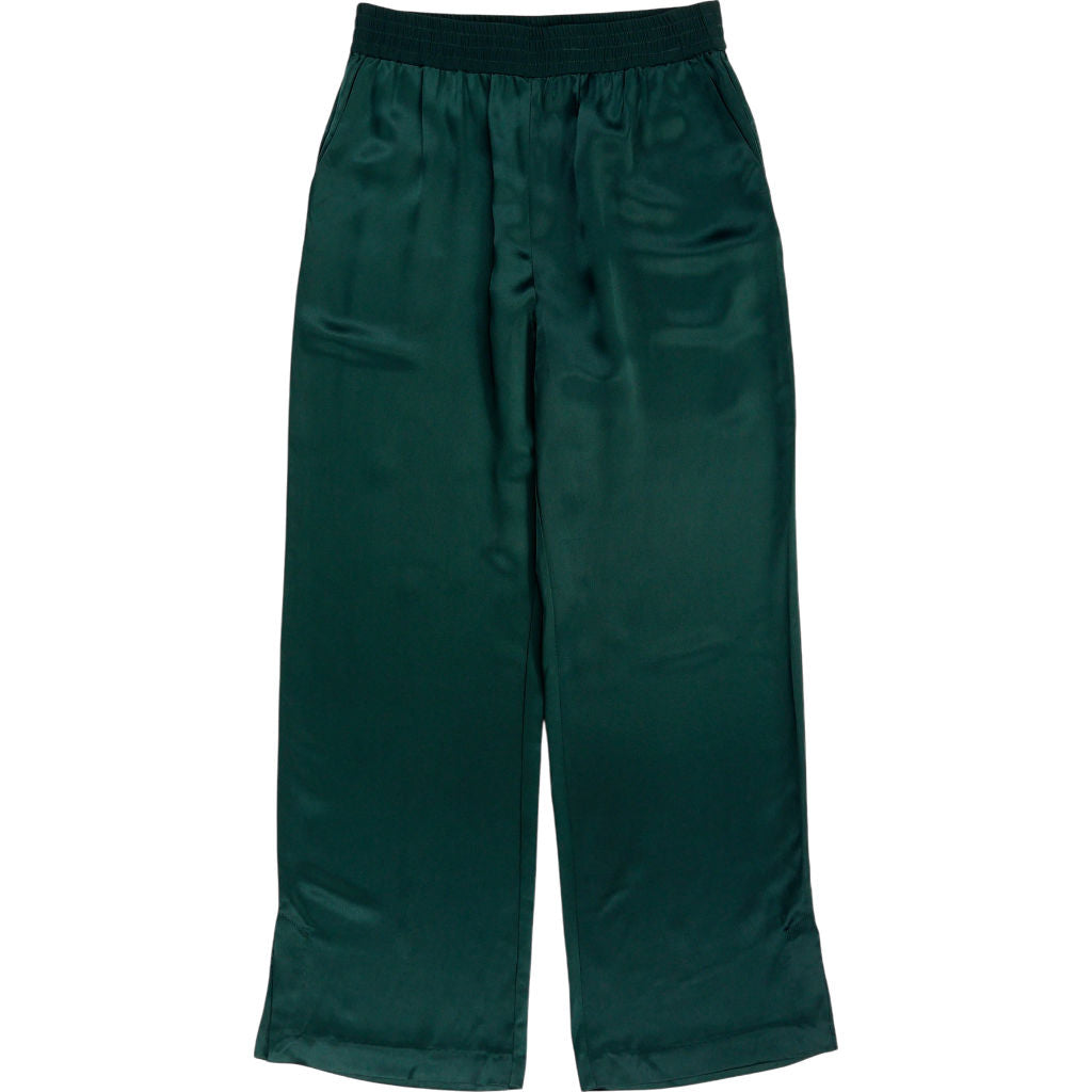 Wyse London Green Satin Trousers