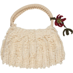 Pull & Bear Cream Floral Handbag