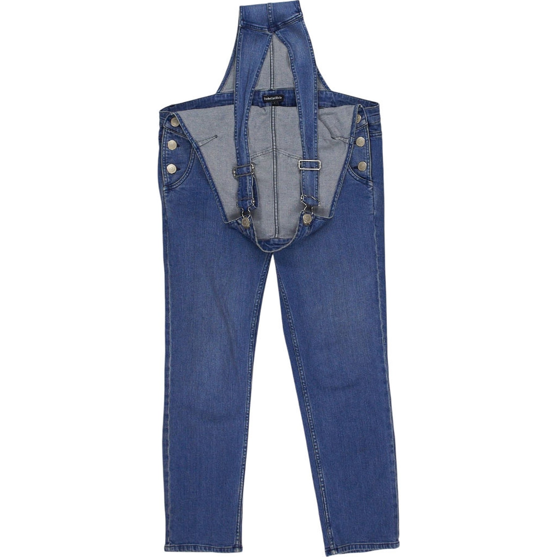 Isabella Oliver Blue Genie Maternity Dungarees