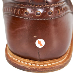 Grenson Brown Leather Brogue Boots