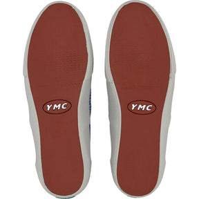 YMC Blue Check Slip-On Trainers