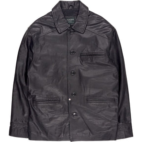 Vintage Savatini Black Leather Jacket