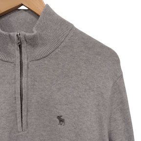 Abercrombie & Fitch Grey Merino Blend Jumper