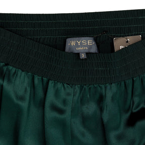 Wyse London Green Satin Trousers