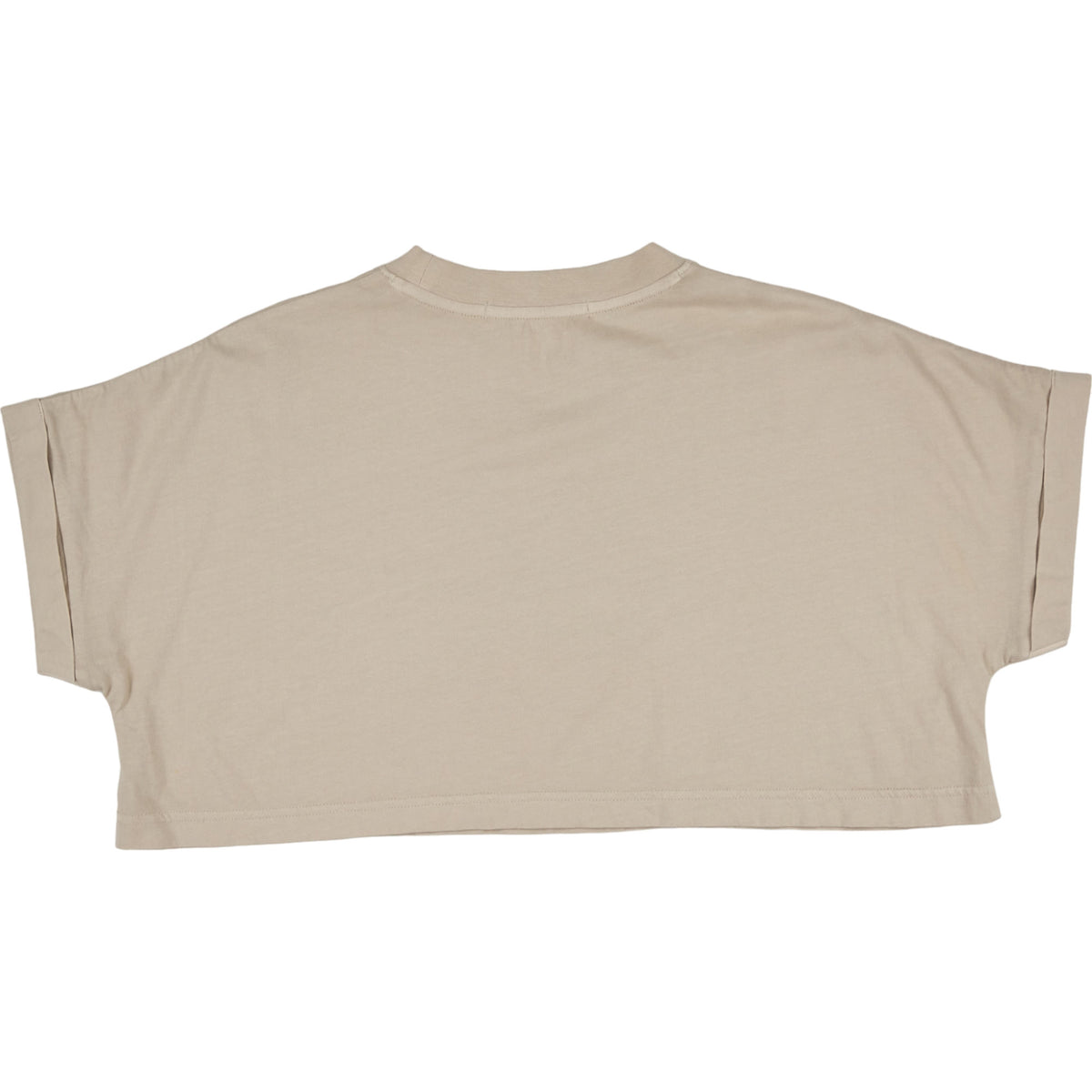 Calvin Klein Beige Baby Crop T-Shirt