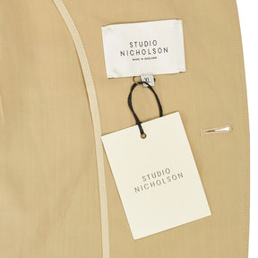 Studio Nicholson Biscuit Soft Tailored Jacket