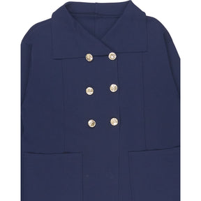 Mother of Pearl Navy Double-Breasted Jacket
