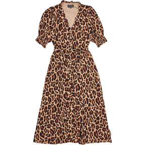 WYSE Leopard Print Lilah Dress