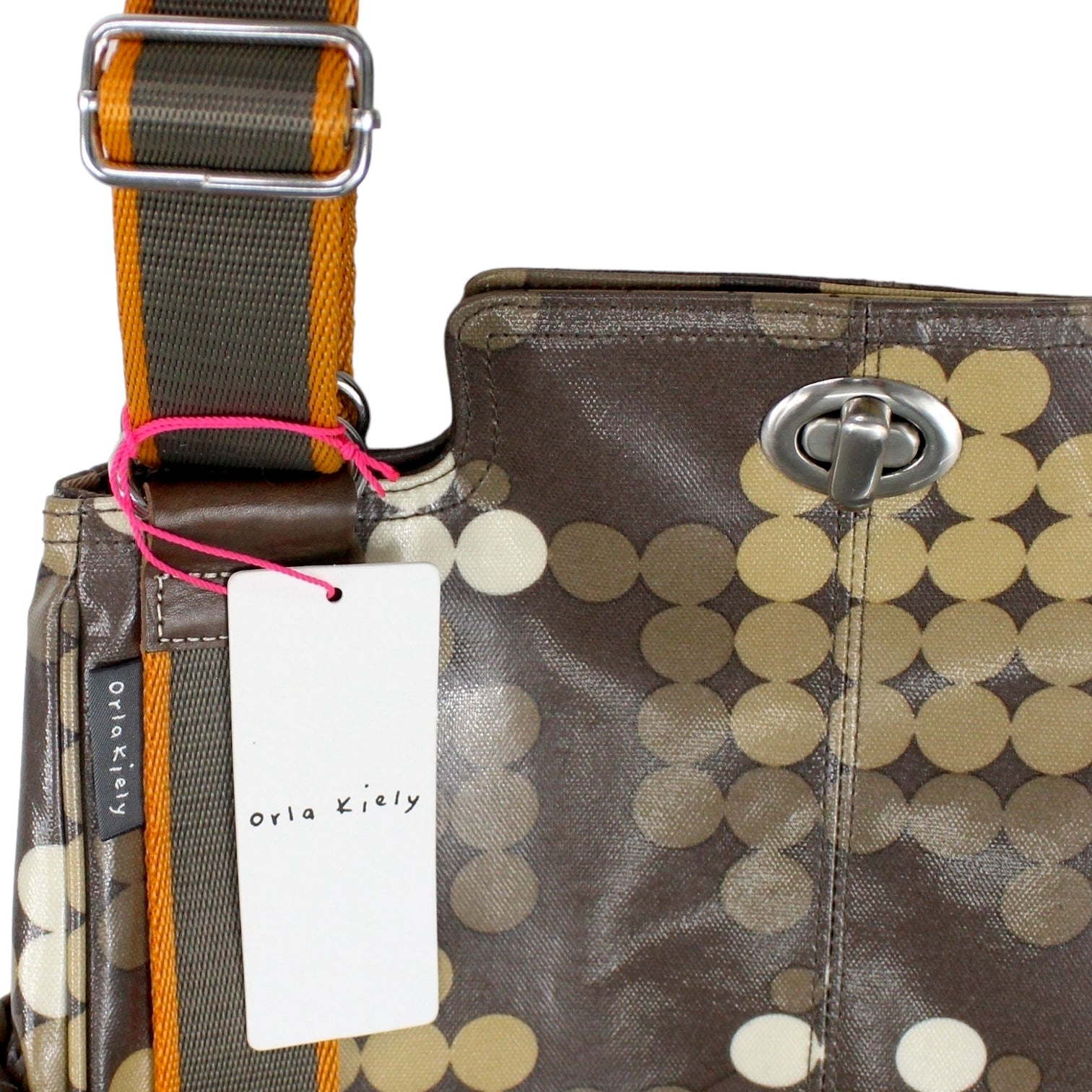 Orla Kiely Brown Armchair Sling Bag