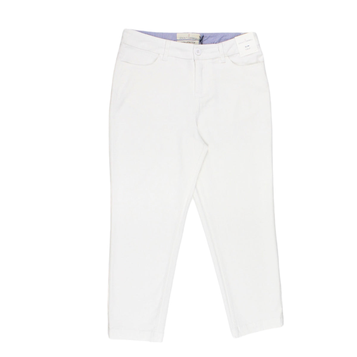 Seasalt White Cropped Jeans - Seconds
