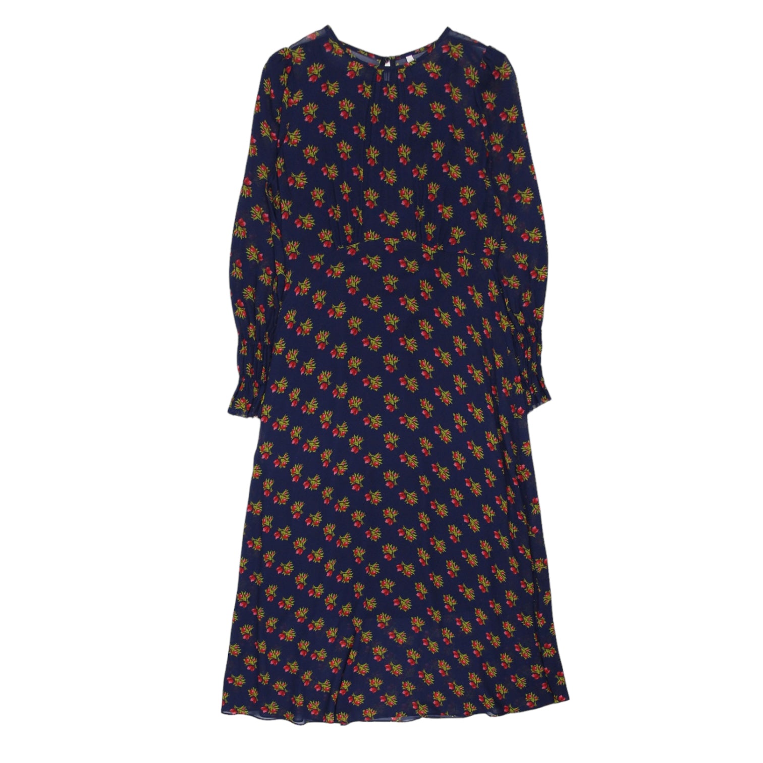 L.K.Bennett Navy Floral Dr Wren Dress