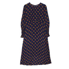 L.K.Bennett Navy Floral Dr Wren Dress