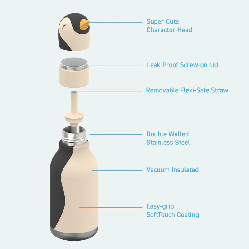 Bestie Animal Water Bottle - 3 designs