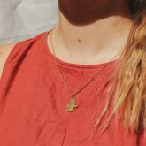 Ella's Brass Dove Necklace By Pivot