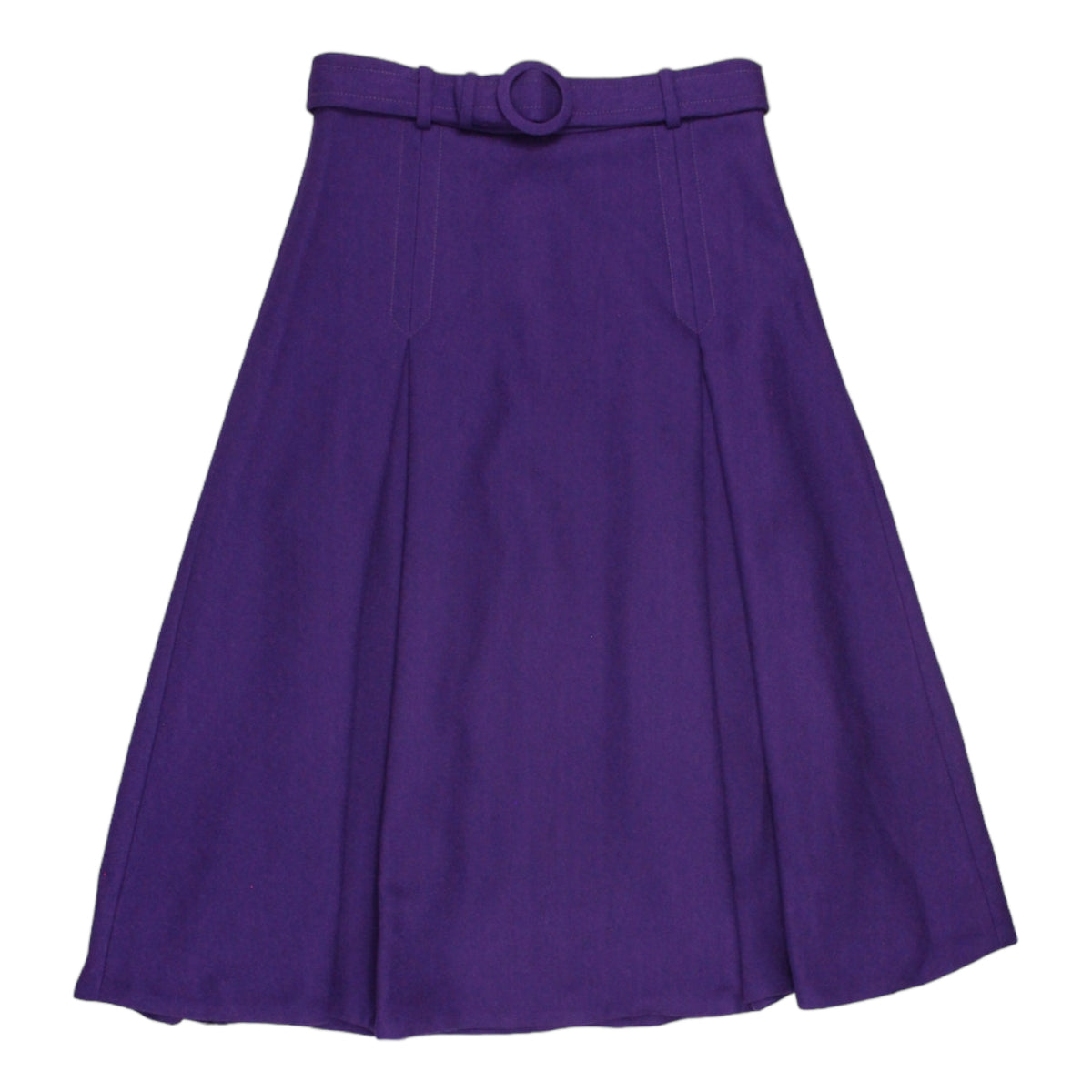 Orla Kiely Purple Box Pleat Skirt