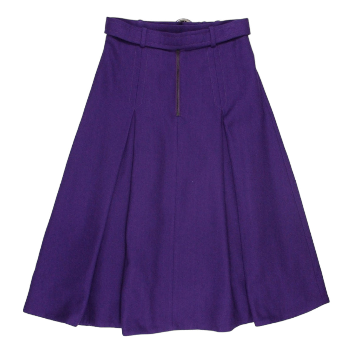 Orla Kiely Purple Box Pleat Skirt