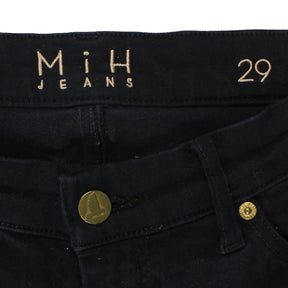 MIH Jeans Black Mid Rise Subtle Boot Cut