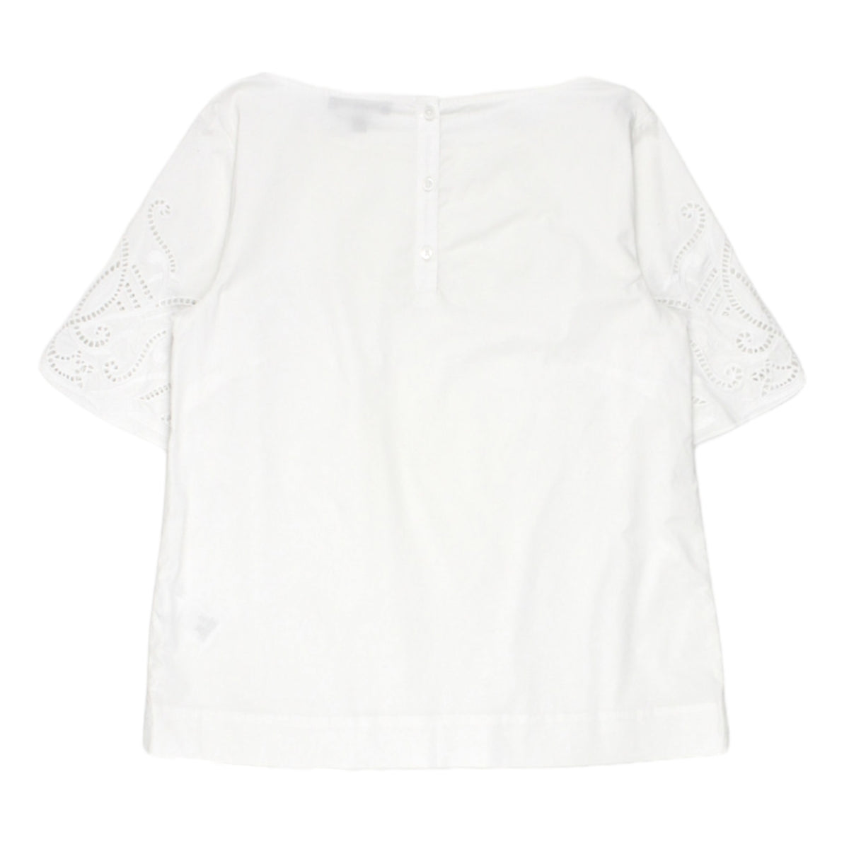 Banana Republic White Broderie Anglais Top