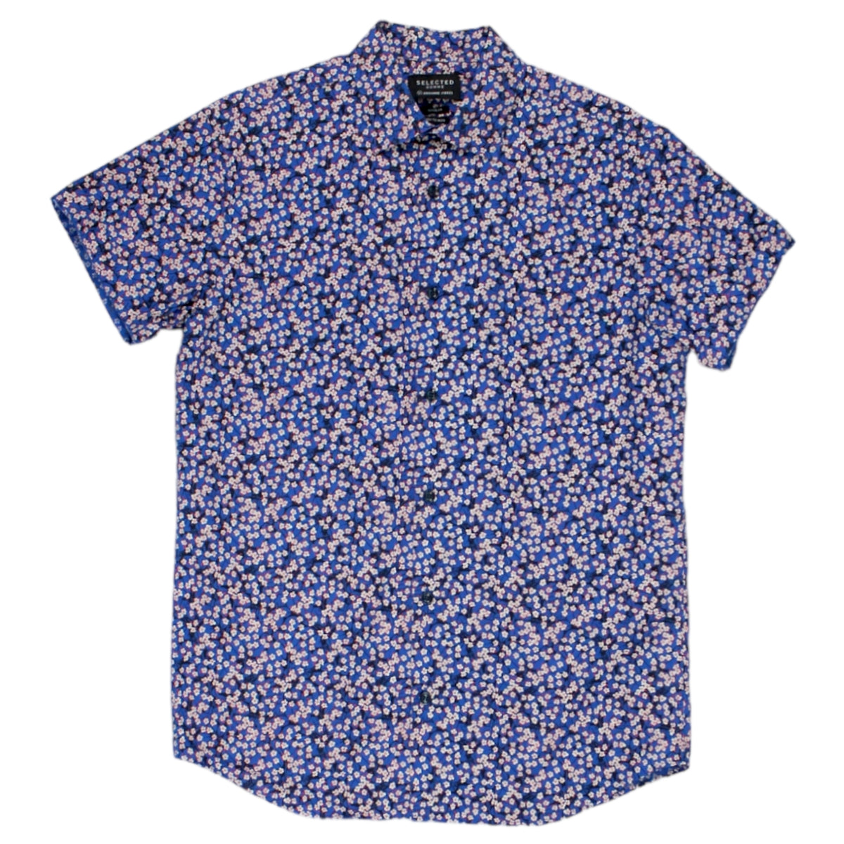 Selected Homme Blue Floral Shirt