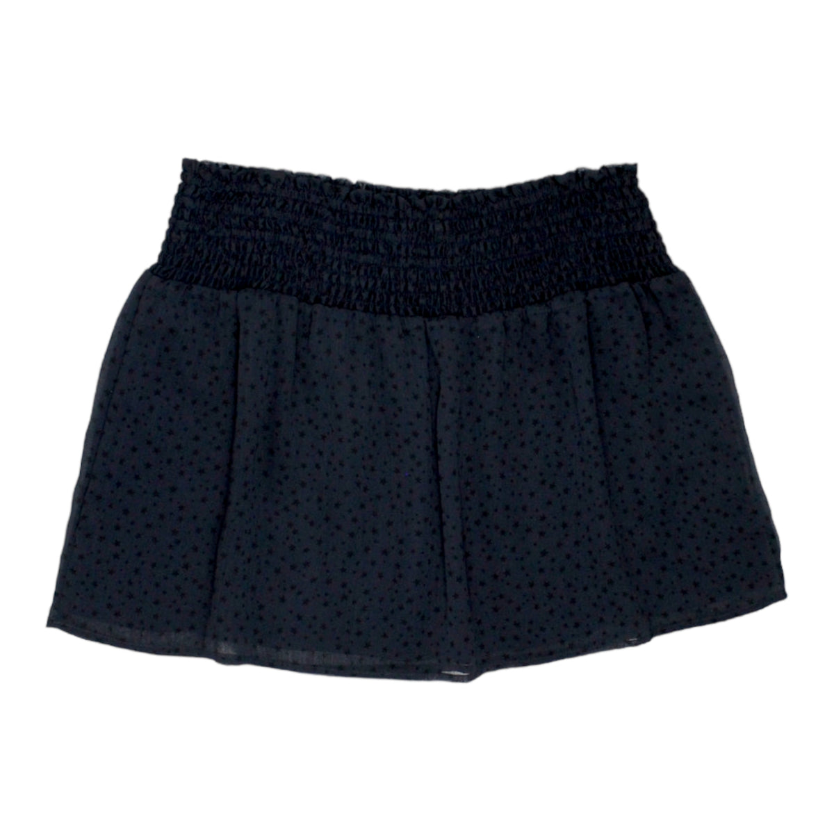 Hush Black Star/Dot Portia Shirred Skirt