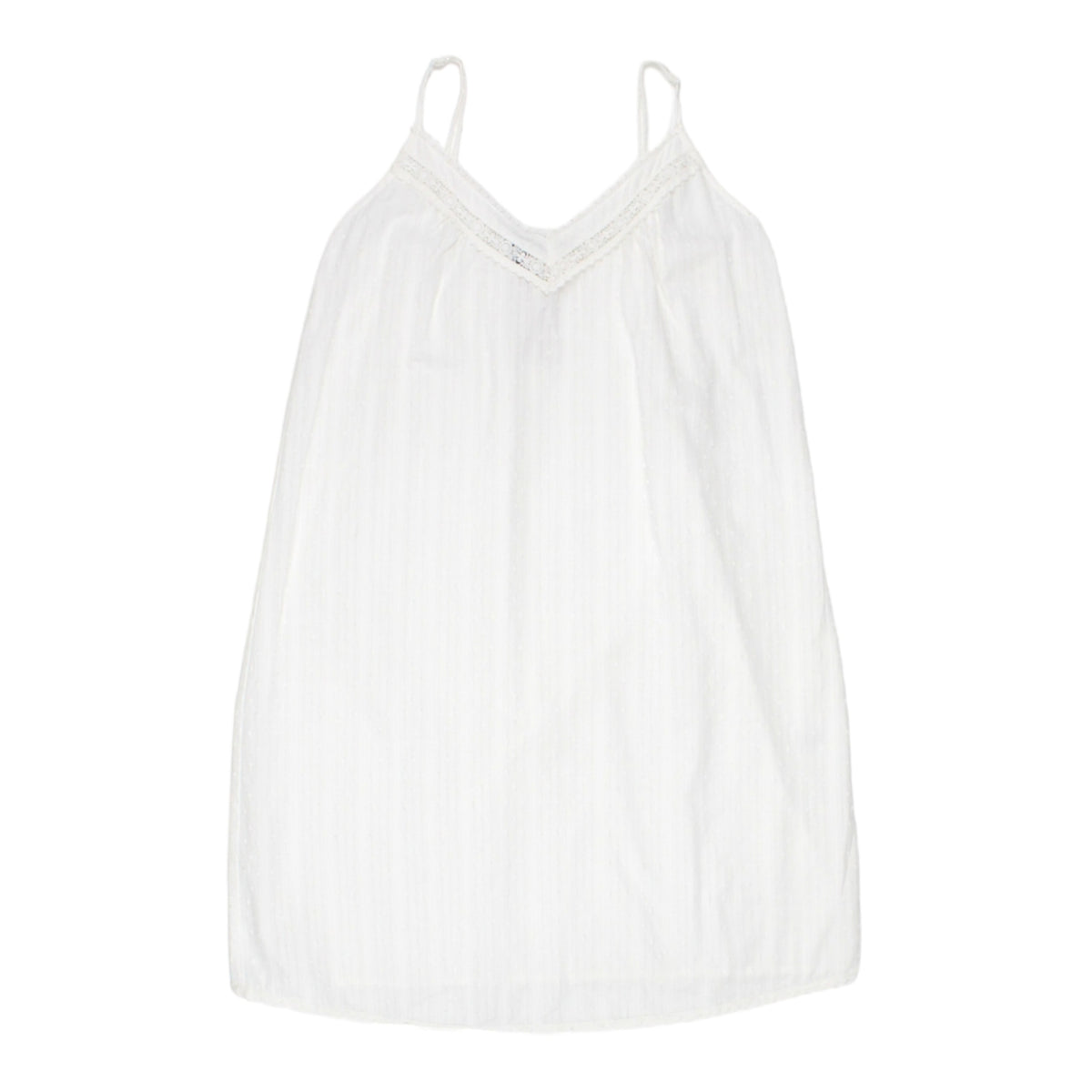 Hush White Broderie Cotton Chemise