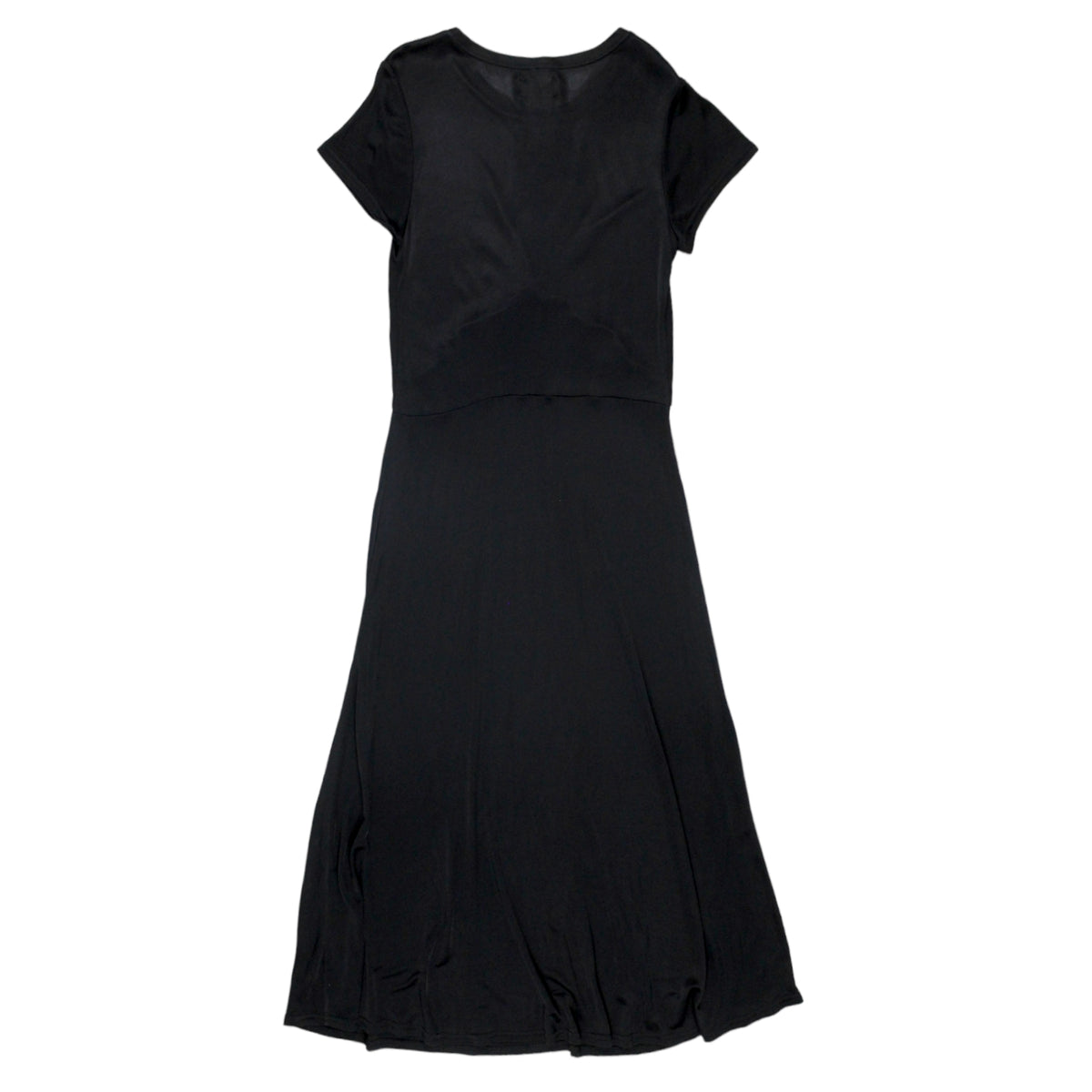 Hush Black Silky Knot T-shirt Dress