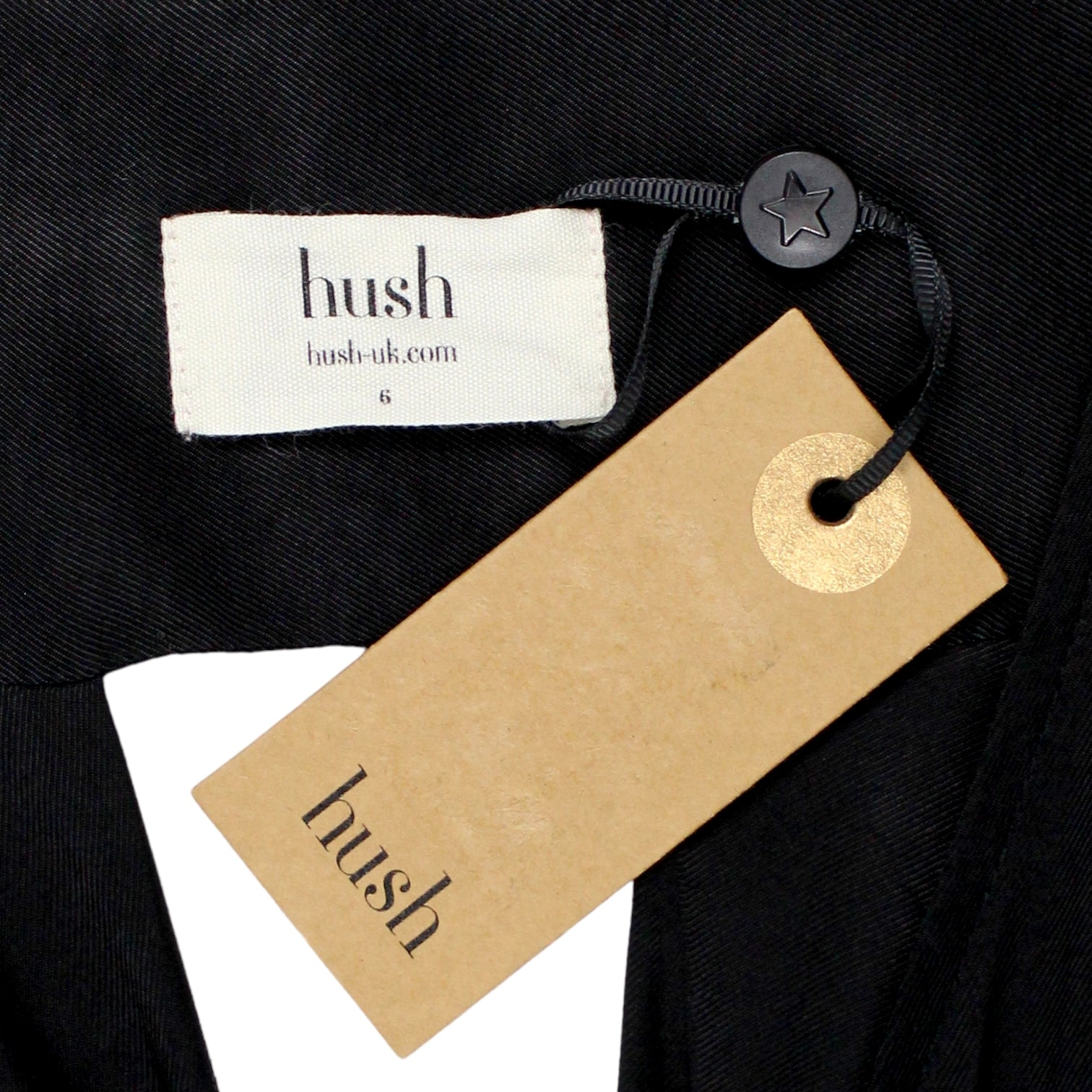 Hush Black Carly Cropped Jumpsuit