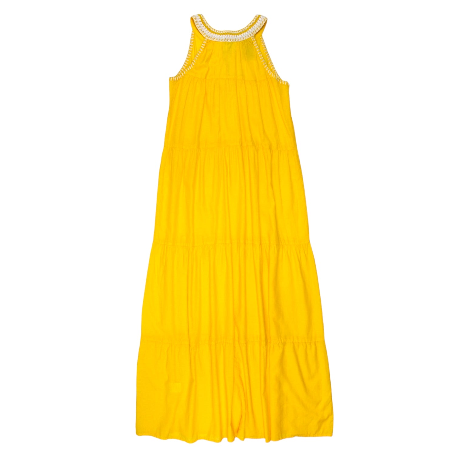 Hush Yellow/Ecru Lantana Crochet Dress